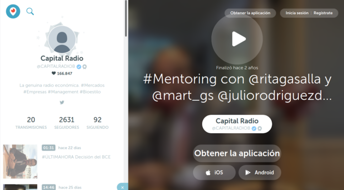 Mentoring. Rita Gasalla en Capital Radio (podcast)