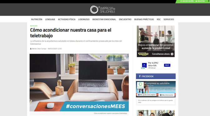 Cómo acondicionar nuestra casa para el teletrabajo (miempresaessaludable.com)