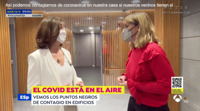 El COVID está en el aire (Entrevista en Espejo Público, Antena 3)