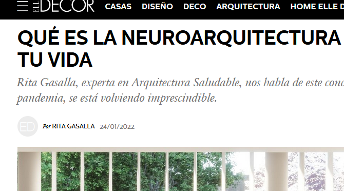 Qué es la neuroarquitectura y cómo puede mejorar tu vida (Elle Decor)