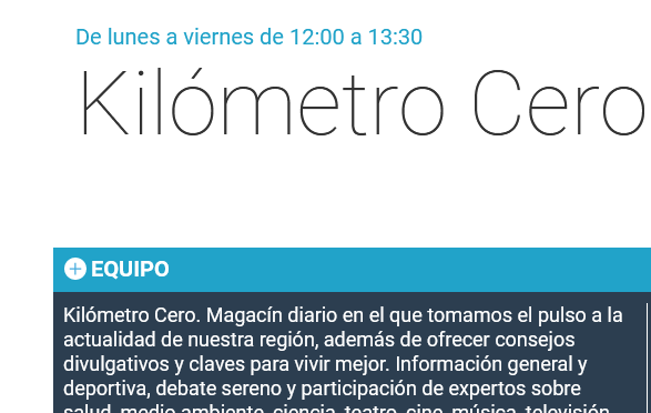 Entrevista en Kilómetro 0 (EsRadio)