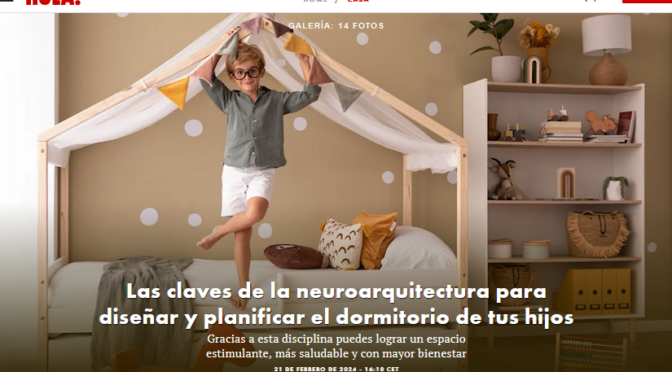 Las claves de la neuroarquitectura para diseñar y planificar el dormitorio de tus hijos (Hola.com)
